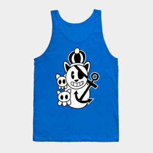 Pirate Cat Royalty Tank Top